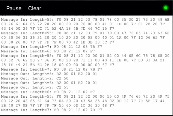 Midi Log - All Presets Dump