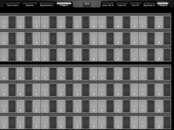 Chromatic key for audio tracks 1-7 (v0.4+)