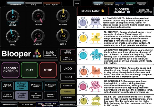 Main controls and Mod guide