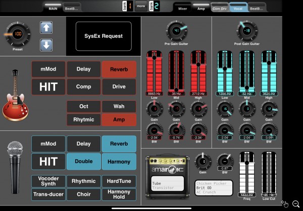 Some of the settings for VoiceLive 3 extreme...