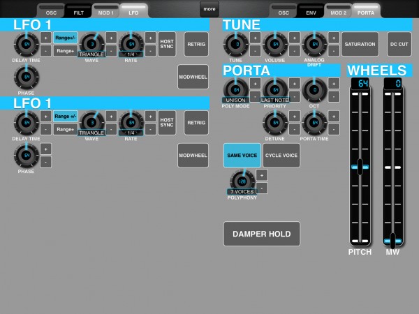 Poly-Ana VSTi Layout Screenshot