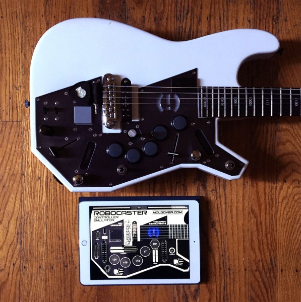 Moldover's Robocaster MD Controller Emulator (Robocaster & iPad, Closeup)