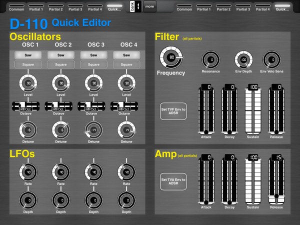 Quick editor