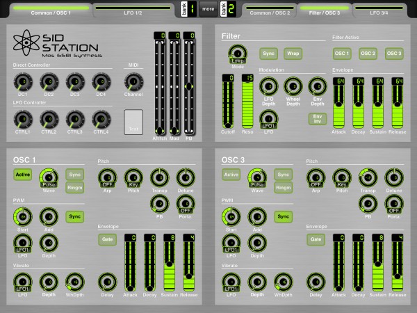Entry Page with 3rd OSC and Filter