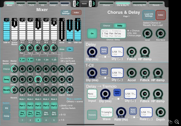 Mixer, Sample Master Effects Editor
