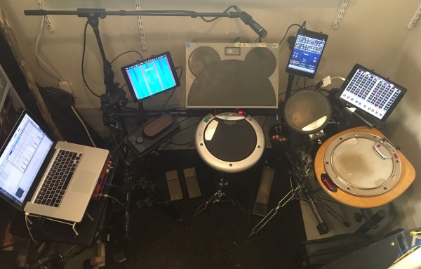 Original Korg Wavedrum and MDP, Hyponopad Rig
