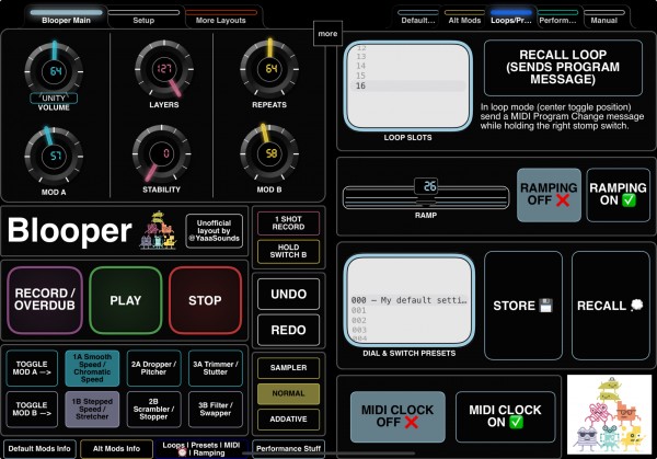 Loop recall & Presets