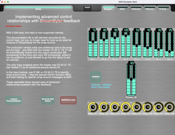 Advanced control for 2.3300 beta