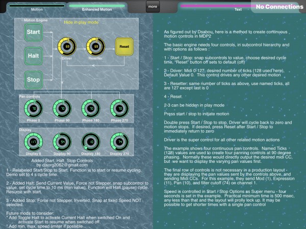 Enhanced Motion Engine (PAN)