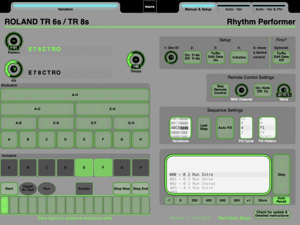 Basic Capability in MIDI Designer Pro X Free Version