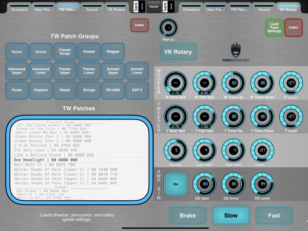 230+ classic organ presets | VK Rotary Editor