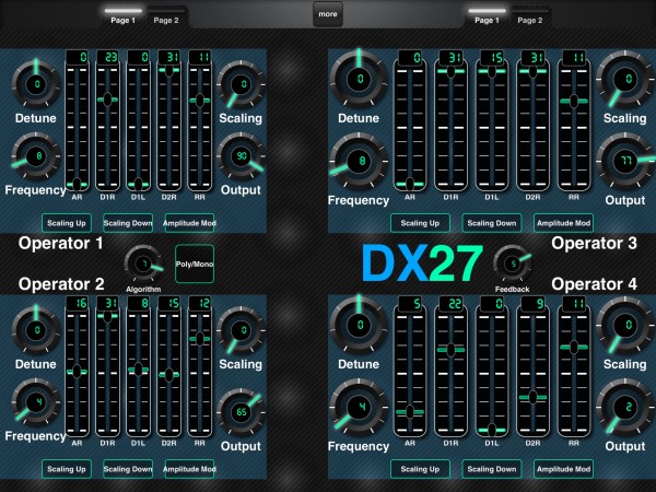 Download Layout for Yamaha DX27