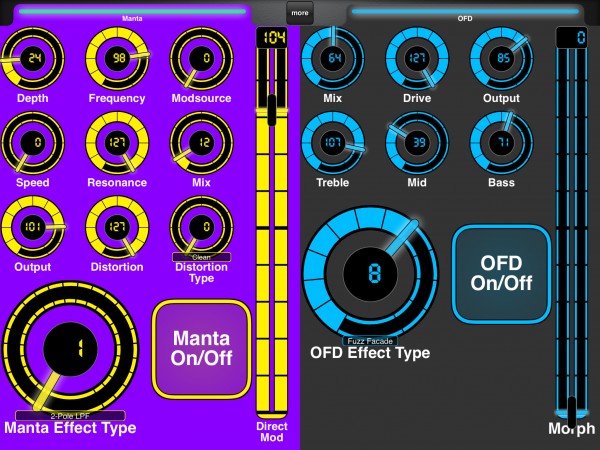 Source Audio Manta Bass Filter and Bass OFD (Glow Look)