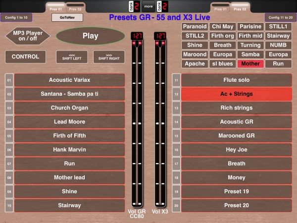 Roland G55 + Line 6 X3 Controller by G. Assink