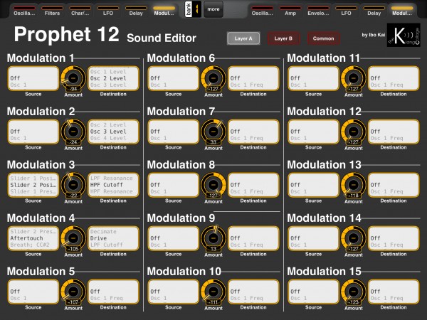 Modulation page