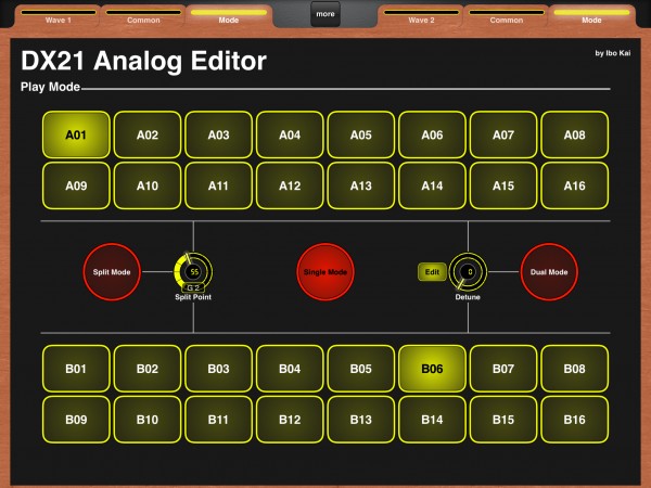 Dual and Split Mode Page