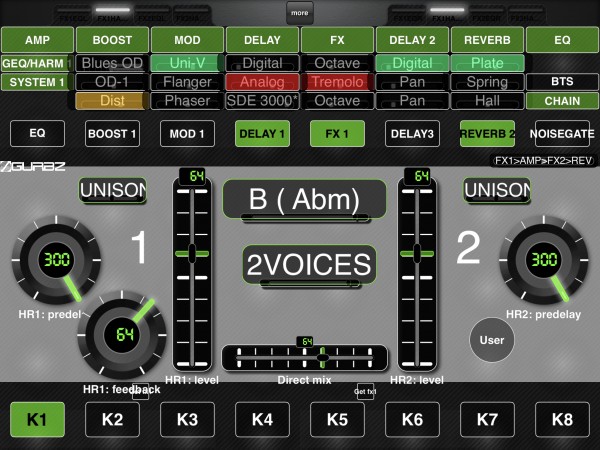 Big FX like Harmonist separate implemented