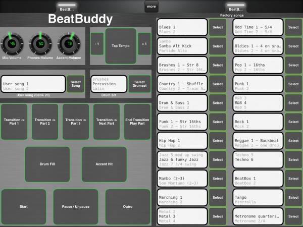 BeatBuddy Layout for MIDI Designer