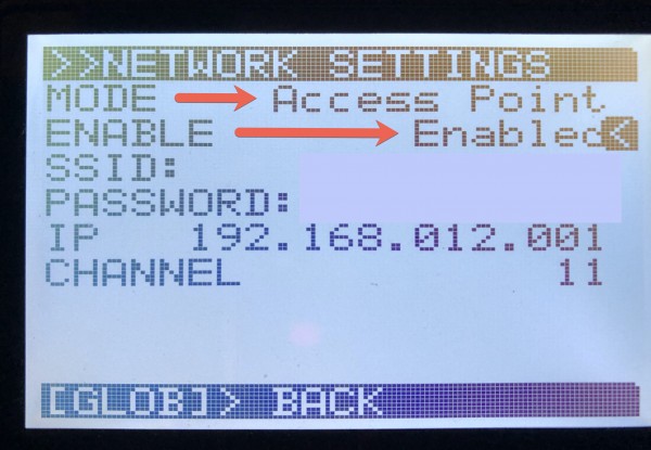 Wi-Fi setup on DM12D
