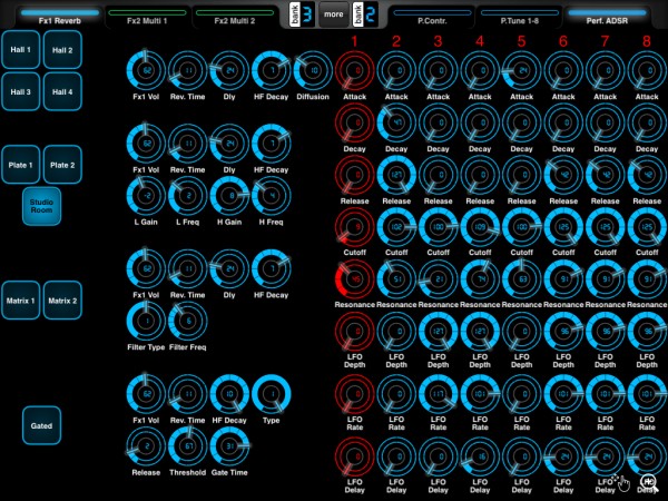 Fx1 Reverb / Performance ADSR 1-8