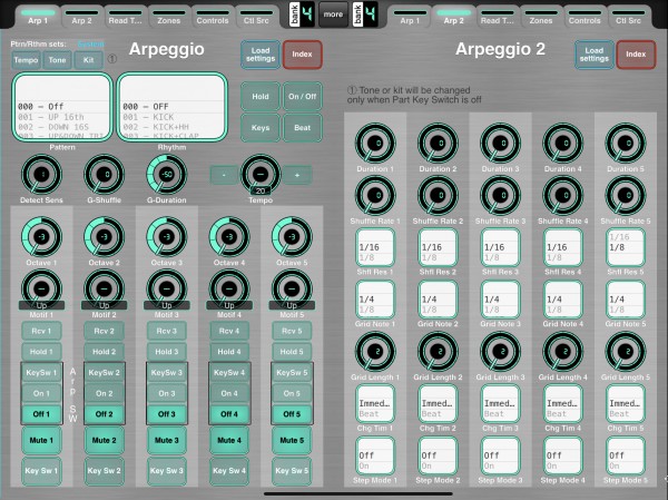 Arpeggio Controls