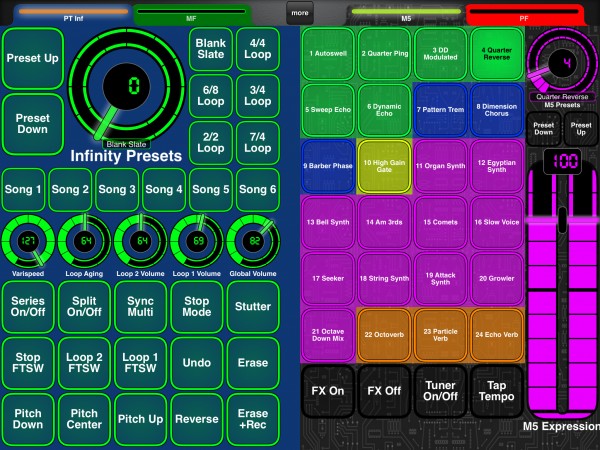 Line6 M5 Page + Pigtronix Infinity Page (Glow)