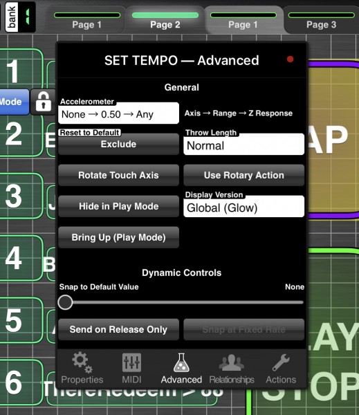 Tempo Knob Values 3
