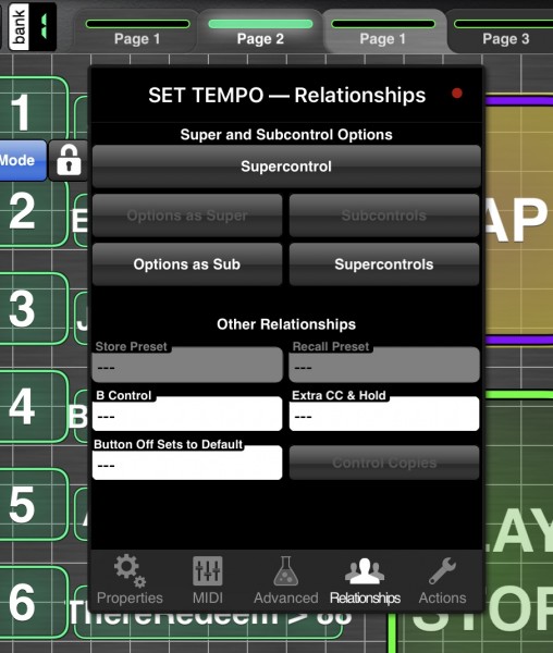 Tempo Knob Values 4